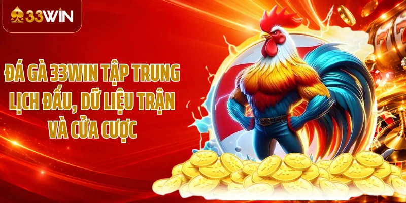 Đá gà 33WIN tập trung lịch đấu, dữ liệu trận và cửa cược