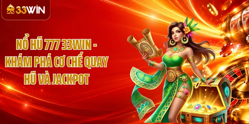 Nổ Hũ 777 33WIN - Khám Phá Cơ Chế Quay Hũ Và Jackpot