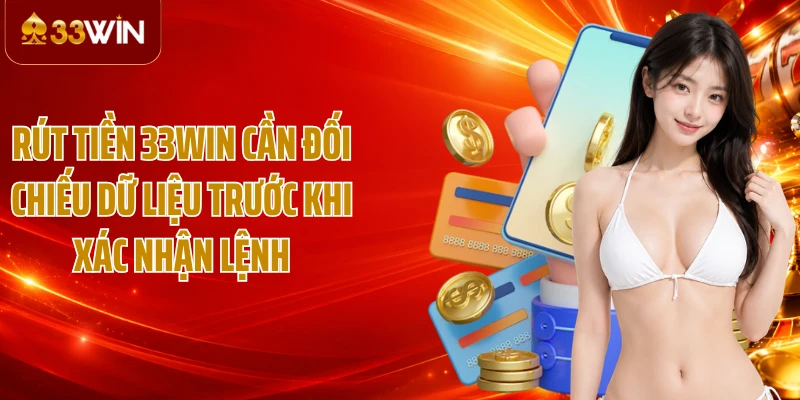 Rút tiền 33WIN cần đối chiếu dữ liệu trước khi xác nhận lệnh