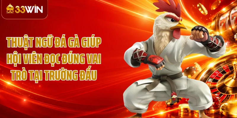 Thuật ngữ đá gà giúp hội viên đọc đúng vai trò tại trường đấu
