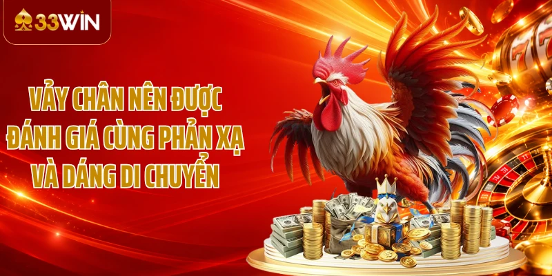 Vảy chân nên được đánh giá cùng phản xạ và dáng di chuyển